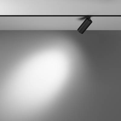 Трековый светильник Focus Led Exility 4000K 5Вт 24° TR032-2-5W4K-S-B. TM Maytoni