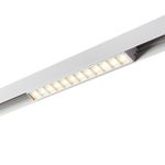 358621 SHINO NT21 064 белый Трековый низковольтный св-к диммируемый с ДУ, со сменой цв.температуры IP20 LED 3000~6500К 12W 48V FLUM