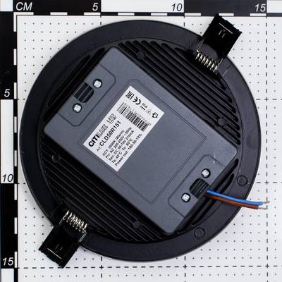 Citilux Омега CLD50R151 LED Встраиваемый светильник с диммером Матовый Хром