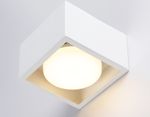 Светильник накладной TN70825 WH белый GX53 max 12W 100*100*60