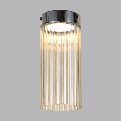 5047/10LC L-VISION ODL24 439 черный/светл.янтарный/металл/стекло Потолочный светильник LED 10W 4000К 1237Лм PILLARI