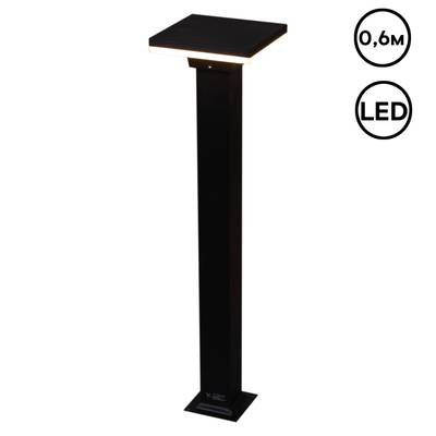 09975-0.7-001KT 0,6M LED12W BK фонарь