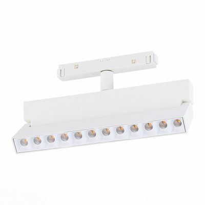 ST362.536.12 Магнитный трековый светильник белый LED 1*12W 3000K 1 009Lm Ra>80 36° IP20 L219xW22xH134 48V