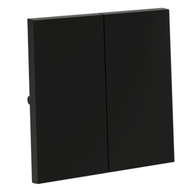 VLS000308 Клавиши для выключателя/переключателя двухклавишного, S70 (черный матовый). (ТМ Maytoni)