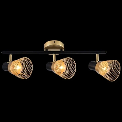 05966-0.8-03 GOLD+BK светильник потолочный Reluce, E14х3