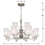 Подвесная люстра Laguna 2698-12P. ТМ Favourite