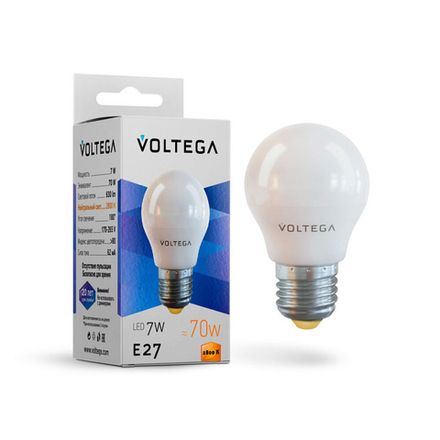 Светодиодная лампа Simple Globe 7W 2800K E27, 7052. TM Maytoni