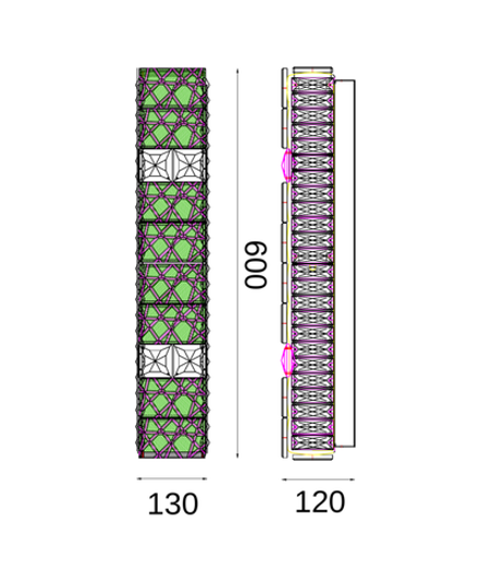 Бра Ravissement Chrome FL1068-3W, LED
