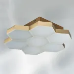 750073 Люстра потол FAVO LED-35W 1680LM Satin Gold 4000K Lightstar