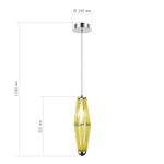 SL1242.123.01 Светильник подвесной ST-Luce Хром/Золотистый G9 1*5W 4000K