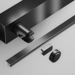 Основание настенное Wall для блока питания с вводом питания Flarity черный, TRA155CW-BB-B. TM Maytoni