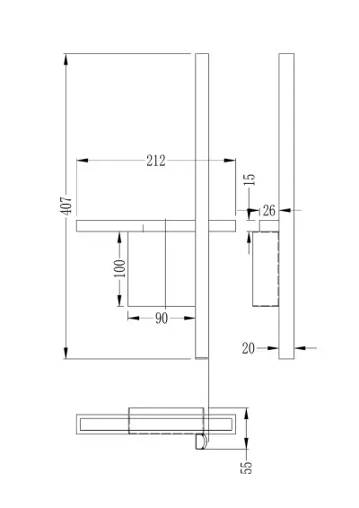 Декоративная подсветка Arte Lamp CHIC A2126AP-8BK, 1хLED
