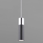 LED светильник подвесной в стиле лофт 50135/1 LED хром/черный, LED