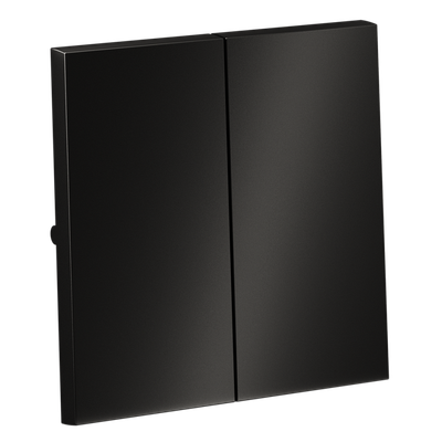 VLSM000312 Клавиши для выключателя/переключателя двухклавишного, S70 Metal (антрацит). (ТМ Maytoni)