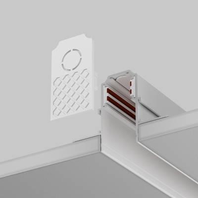 Заглушки к встраиваемому шинопроводу Exility 2 шт. белый, TRA034EC-42W. TM Maytoni