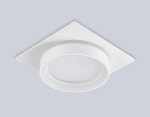 Светильник встраиваемый TN6709 WH белый IP44 GX53 max 15W 105*105*45