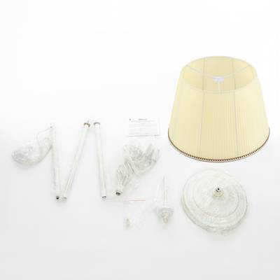 Citilux Вена CL402923 Торшер патина с кремовым абажуром