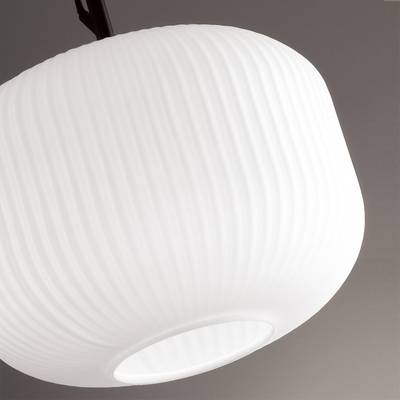 4754/1 PENDANT ODL21 489 белый/черный Подвес E27 60W ROOFI