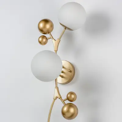 815533 Бра CROCO 3х5W (led) G9 ЗОЛОТО/БЕЛЫЙ Lightstar