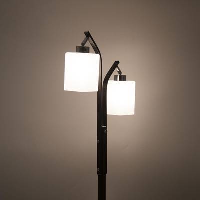 Citilux Оскар CL127921 Торшер с поворотными плафонами Венге Хром