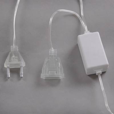 A-947 WT светодиодная гирлянда "тающие сосульки", длиной 250см, 8 "сосулек" 50см, прозрачный провод