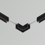Коннектор угловой, накладной Levity, TRA184CL-11B. TM Maytoni
