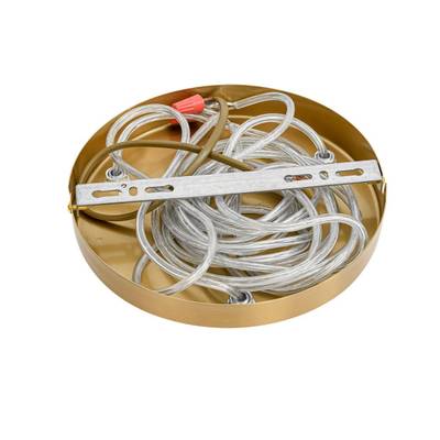 8276/3A MODERNI латунь/прозрачный, металл/стекло Подвес Е14 3*40W 220V DENVER