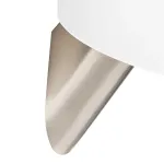 808610 Светильник настенный MURO 1х40W E14 БЕЛЫЙ/НИКЕЛЬ