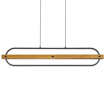 723337 Люстра LODI LED 36W 3240LM ЧЕРНЫЙ/ДЕРЕВО 3000K Lightstar