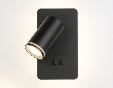 Светильник настенный FW2466 BK черный LED 4200K 9W 185*105*150