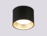 Светильник накладной точечный TN52887 SBK/SGD черный песок/золото песок GX53 max 12W D97*70