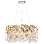 5104/8 CLASSIC ODL26 золотистый/прозрачный металл/стекло Люстра E14 8*40W 220В IP20 COINS