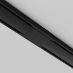 Коннектор питания прямой Radity черный, TRA084C-11B. TM Maytoni