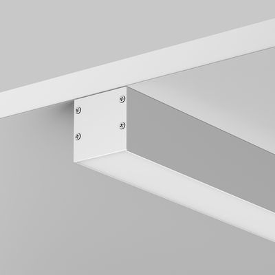 Алюминиевый профиль накладной-подвесной 35x35 (Серебро, 3 м), ALM-3535BT-S-3M 633002