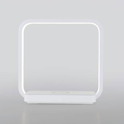 Светодиодная настольная лампа с беспроводной зарядкой QI 80502/1 белый