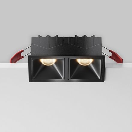Встраиваемый светильник Alfa LED 3000K 10Вт 50°, DL043-02-10W3K-SQ-B-1. TM Maytoni