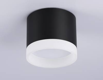 Накладной точечный светильник GX53 TN5366 BK черный GX53 D82*70