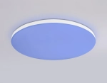 Потолочный светодиодный светильник с Wi-Fi Яндекс Алисой/Tuya/Smart Home/Alexa FZ2001 WH белый IP54 20W 3000K-6500K+RGB D300*55 (ПДУ ИК)
