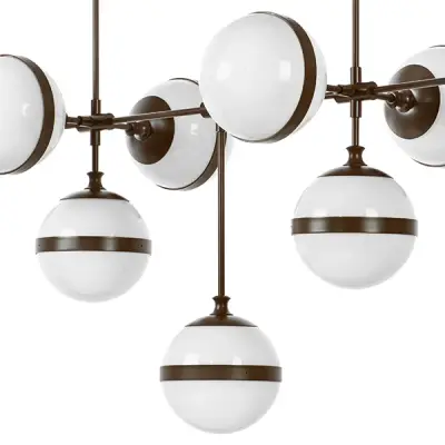 813197 Люстра GLOBO 9х40W E14 umber/white Lightstar