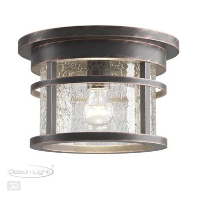 4044/1C NATURE ODL18 753 коричневый/патина Уличный потолочный светильник IP44 E27 60W 220V VIRTA