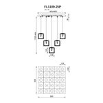 Подвесная люстра Solidez FL1109-25P, G9х25