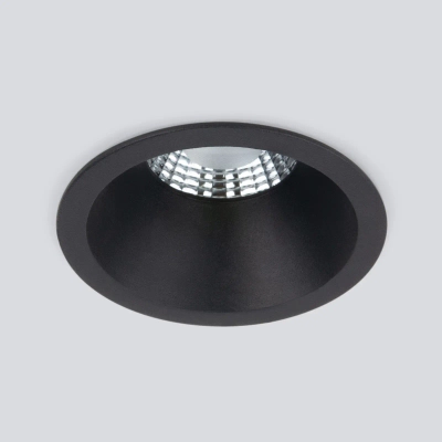 Встраиваемый светодиодный светильник Lin 7W 4200К черный 15266/LED