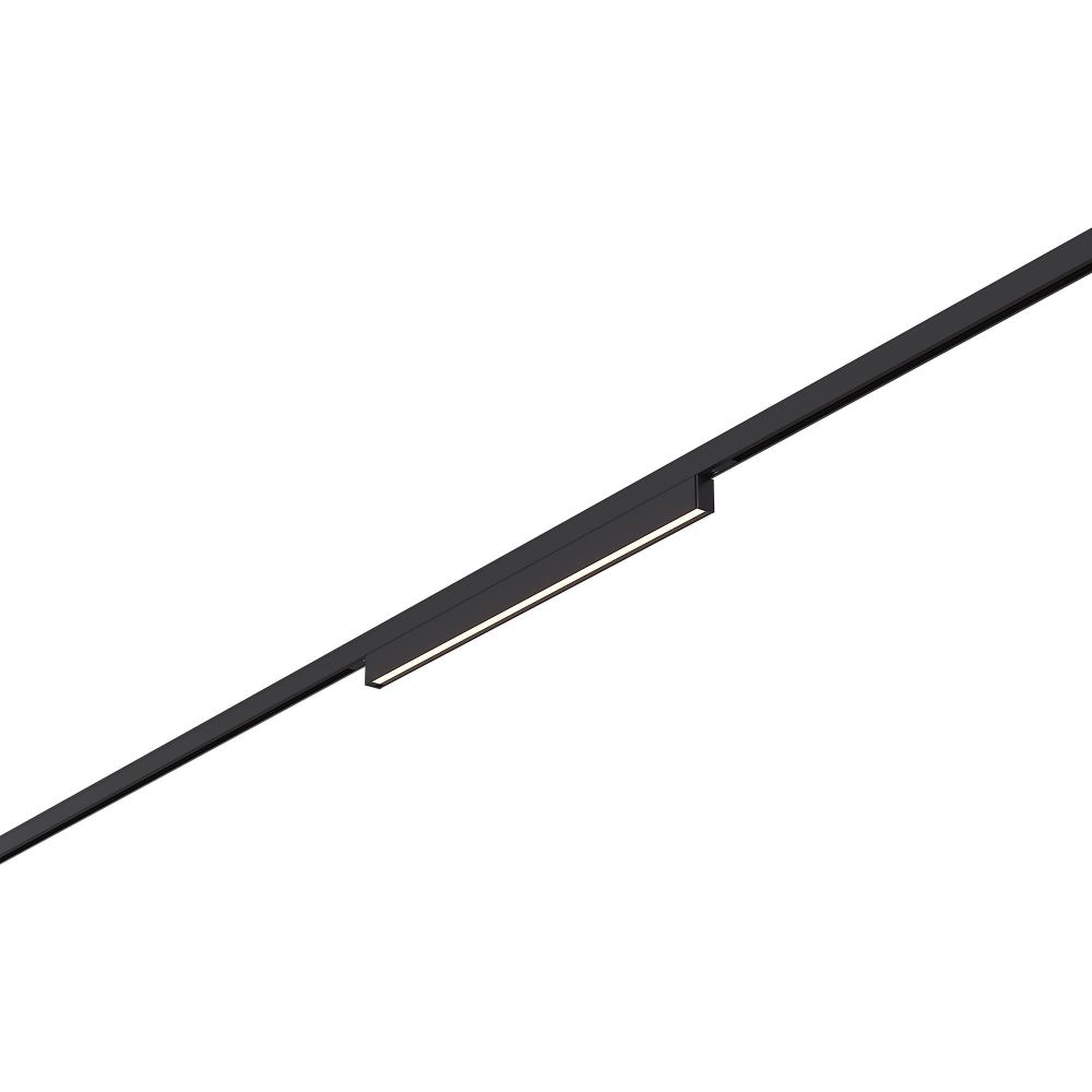 ST665.446.08 Магнитный трековый светильник Черный LED 1*8W 4000K 250Lm Ra&amp;gt;80 100° IP20 L300xW10xH18 24V