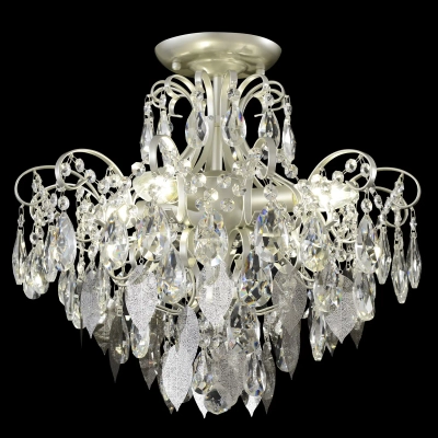 Светильник потолочный Crystal Lux ESMIRALDA PL4 SILVER 0524/104