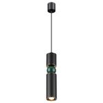 4075/5L L-VISION ODL19 475 черный/золото/зеленый Подвес GU10 1*5W SAKRA