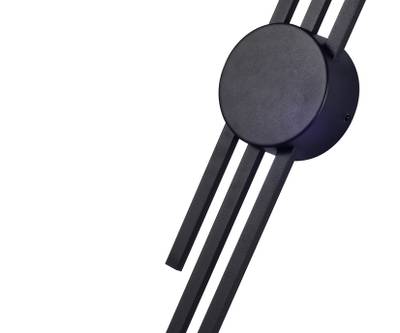 08428-1203,19 Настенный светильник Лорин черный w12*6 h120 Led 35W (3000K)
