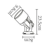 Трековый светильник Arte Lamp LYRA A6252PL-1BK, 1хE27