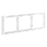 VLS100301 Рамка пластиковая VOLTUM S70 на 3 поста, (белый глянцевый) (ТМ Maytoni)