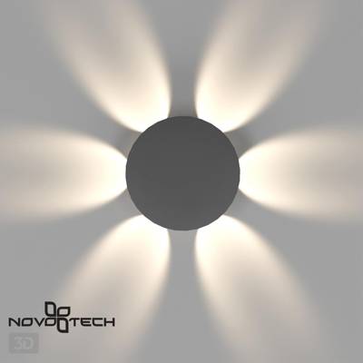 358463 STREET NT20 377 темно-серый  Ландшафтный настенный светильник IP54 LED 4000K 6W 85-265V CALLE