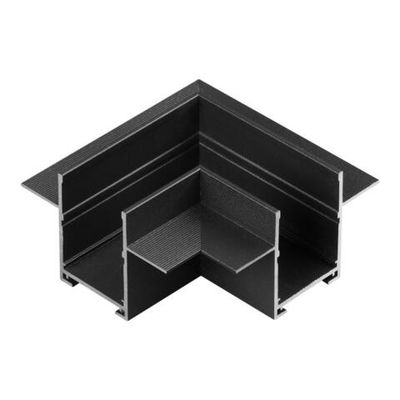 135310 PORT NT25 203 черный Соединитель угловой "L" для шинопровода в ГКЛ (арт.135302-135303) IP20 VECTOR